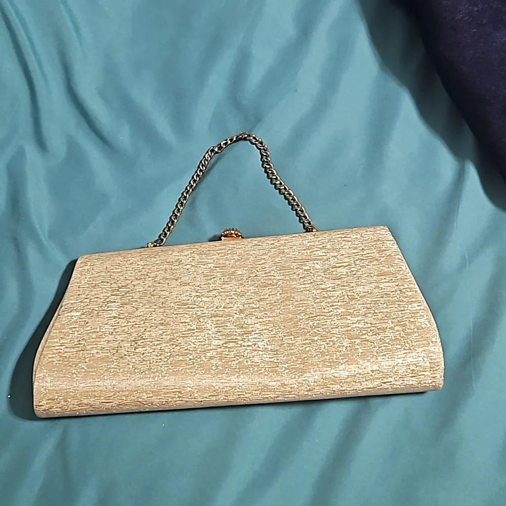 Vintage gold clutch